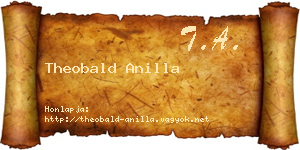 Theobald Anilla névjegykártya